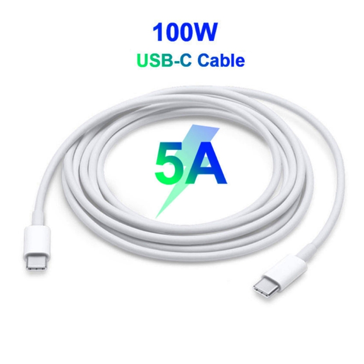 PD-96W 96W PD USB-C / Type-C Laptop Adapter + 2m 5A USB-C / Type-C to USB-C / Type-C Fast Charging Cable for MacBook Pro - 图片 4