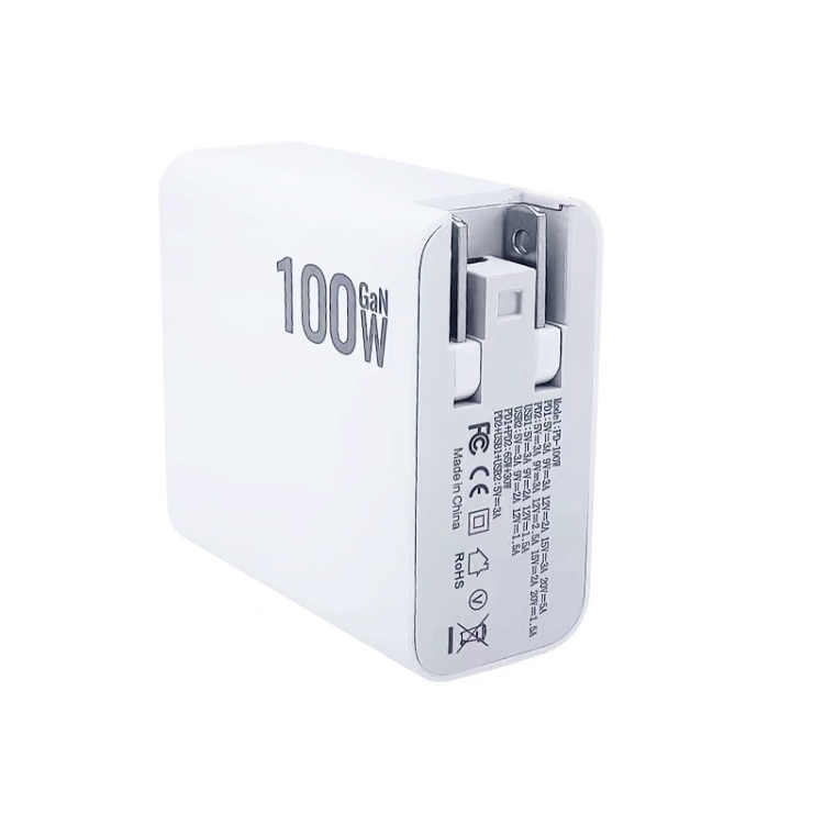 GaN 100W Dual USB + Dual USB-C/Type-C Multi Port Charger with 2m Type-C to Type-C Data Cable Set - 图片 4