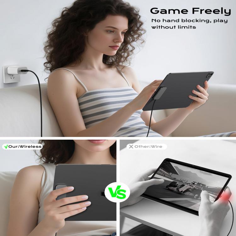 For iPad Air 11 / Air 10.9 Fast Charging Smart PIN Magnetic Charger Wireless Charging Pad with Type-C Cable - 图片 9