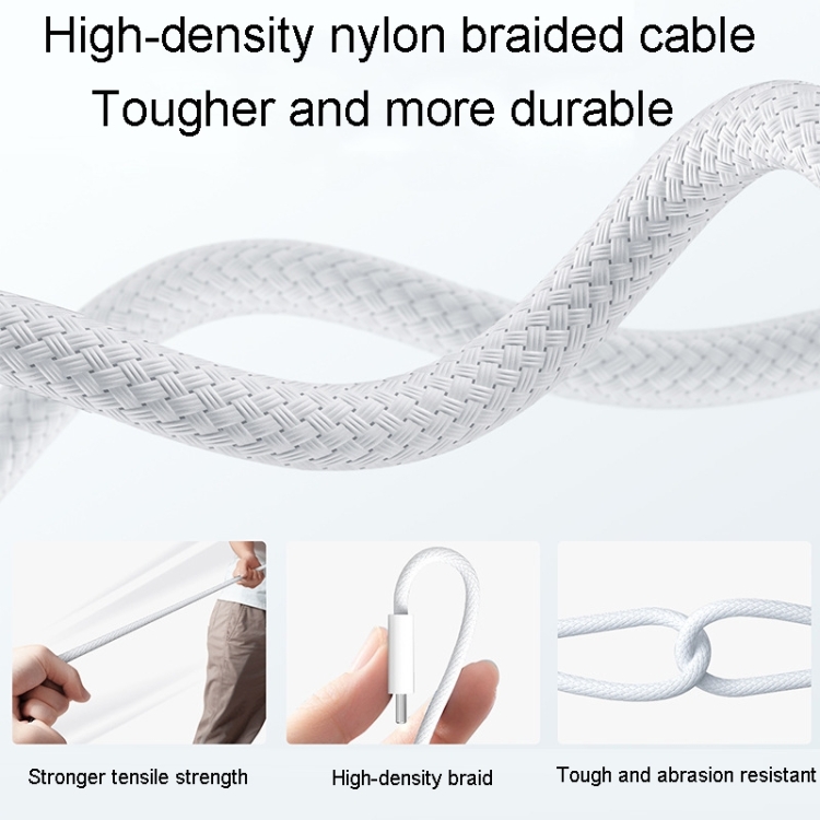 For Macbook Air/Pro Series Type-C To Magsafe 3 Braided Magnetic Cable - 图片 3