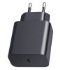 XY PD 25W USB-C / Type-C Single-port Travel Charger for Samsung Devices Fast Charging, EU Plug