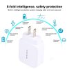 EDA001642801_2.jpg LZ-822A+C PD 20W USB-C / Type-C + QC 3.0 USB Fast Travel Charger,, US Plug, EU Plug