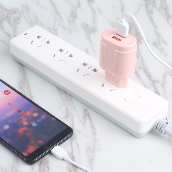 EDA001795401A_6.jpg 13-22 2.1A Dual USB Macarons Travel Charger,, EU Plug, US Plug