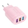 EDA001795901A-1.jpg 13-222 QC3.0 USB + 2.1A Dual USB Ports Macarons Travel Charger,, EU Plug, US Plug