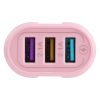 EDA001795901A_5.jpg 13-222 QC3.0 USB + 2.1A Dual USB Ports Macarons Travel Charger,, EU Plug, US Plug
