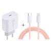 EDA002316401A-1.jpg SDC-20W PD USB-C / Type-C Travel Charger + 1m 12W USB-C / Type-C to 8 Pin Data Cable Set,, EU Plug, US Plug