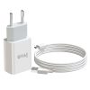 EDA002587201A-1.jpg IVON AD-33 2 in 1 2.1A Single USB Port Travel Charger + 1m USB to Micro USB Data Cable Set,, EU Plug, US Plug