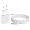 EDA002587801A-1.jpg IVON AD-35 2 in 1 18W QC3.0 USB Port Travel Charger + 1m USB to Micro USB Data Cable Set,, EU Plug, US Plug