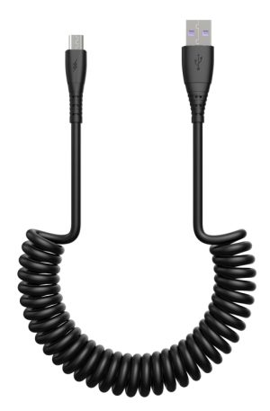 3A Micro USB Spring Charging Data Cable, Micro