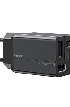 REMAX RP-U43 3.4A 4 USB Port Fast Charger, EU Plug, UK Plug
