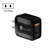 EDA003494201A-1.jpg 25W PD Type-C + QC3.0 USB Ports Travel Charger, US Plug, EU Plug