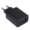 EDA003505201A_1.jpg AR-892 3 in 1 QC3.0 PD20W USB + USB-C / Type-C Wall Travel Charger, EU Plug, UK Plug