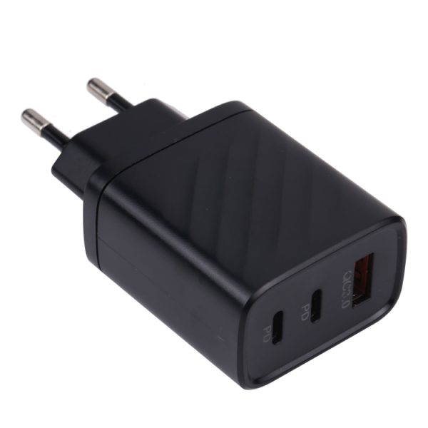 EDA003505201A_1.jpg AR-892 3 in 1 QC3.0 PD20W USB + USB-C / Type-C Wall Travel Charger, EU Plug, UK Plug