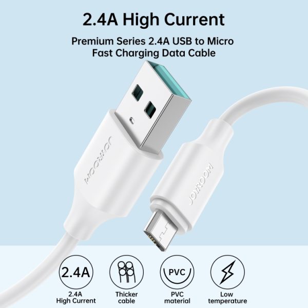 EDA003784202_B1.jpg JOYROOM S-UM018A9 2.4A USB to Micro USB Fast Charging Data Cable, 2m, 1m, 0.25m
