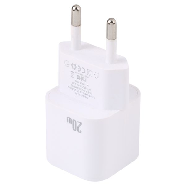 EDA004272201A_2.jpg 20W PD USB-C/Type-C Interface Fast Charging Charger, Specification: EU Plug, EU Plug