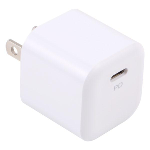 EDA004272401A-1.jpg 20W PD USB-C/Type-C Interface Fast Charging Charger, Specification: US Plug, US Plug