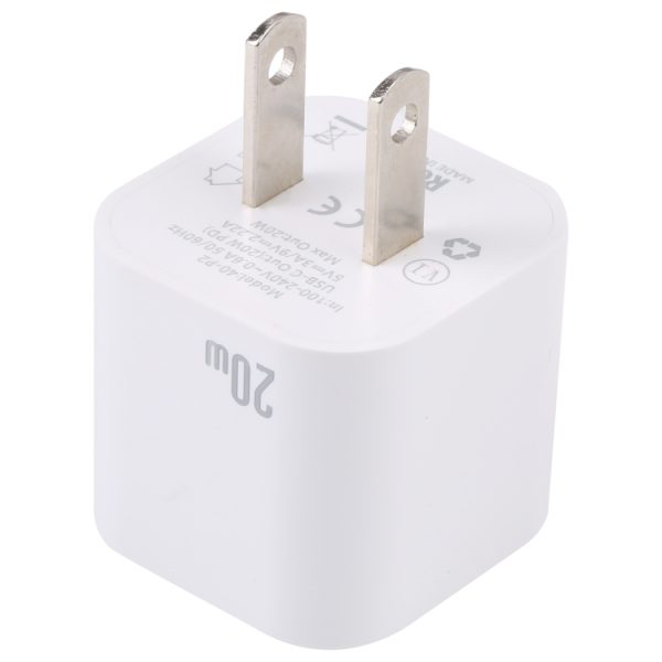 EDA004272401A_2.jpg 20W PD USB-C/Type-C Interface Fast Charging Charger, Specification: US Plug, US Plug