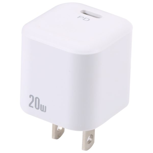 EDA004272401A_3.jpg 20W PD USB-C/Type-C Interface Fast Charging Charger, Specification: US Plug, US Plug