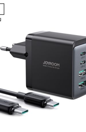 JOYROOM TCG02 Gallium Nitride 67W Dual USB+Dual USB-C/Type-C Multi-Port Charger Set, EU Plug, UK Plug
