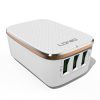 EDA00582801_2.jpg LDNIO A3304 17W 3 USB Interfaces Travel Charger Mobile Phone Charger,, US Plug, EU Plug, UK Plug, AU Plug