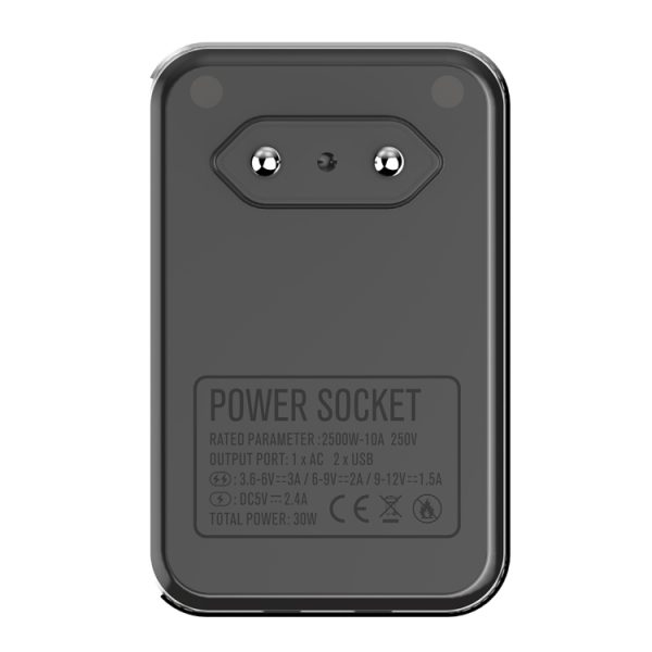 EDA005832_6.jpg LDNIO SC1205 Universal Conversion Socket + QC3.0 USB + USB Interfaces Multifunction Travel Charger Mobile Phone Charger, EU Plug