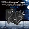 EDA0060065_B4.jpg 65W Gallium Nitride GaN389 USB + Type-C Fast Charging Charger, EU Plug, US Plug, UK Plug