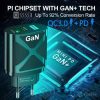 EDA0060065_B5.jpg 65W Gallium Nitride GaN389 USB + Type-C Fast Charging Charger, EU Plug, US Plug, UK Plug
