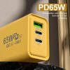EDA0060844_B3.jpg 65W Gallium Nitride USB + Type-C Fast Charging Charger, EU Plug, US Plug