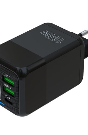 150W 4 x USB + 2 x USB-C / Type-C Multi-port Fast Charger, EU Plug, US Plug, UK Plug, AU Plug