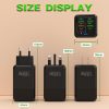 EDA0066432_B2.jpg 150W 4 x USB + 2 x USB-C / Type-C Multi-port Fast Charger, EU Plug, US Plug, UK Plug, AU Plug