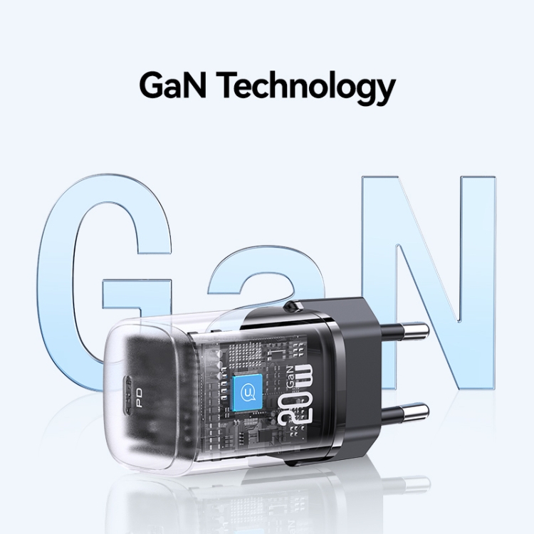 USAMS CC248 20W USB-C / Type-C GaN Fast Charger, EU Plug, CC248 5 USAMS CC248 20W USB-C / Type-C GaN Fast Charger, EU Plug, CC248 - Image 5