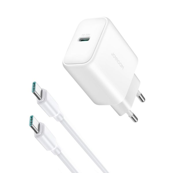 EDA006934901A-1.jpg JOYROOM JR-TCF24 30W USB-C / Type-C Fast Charger with Cable Set, EU Plug