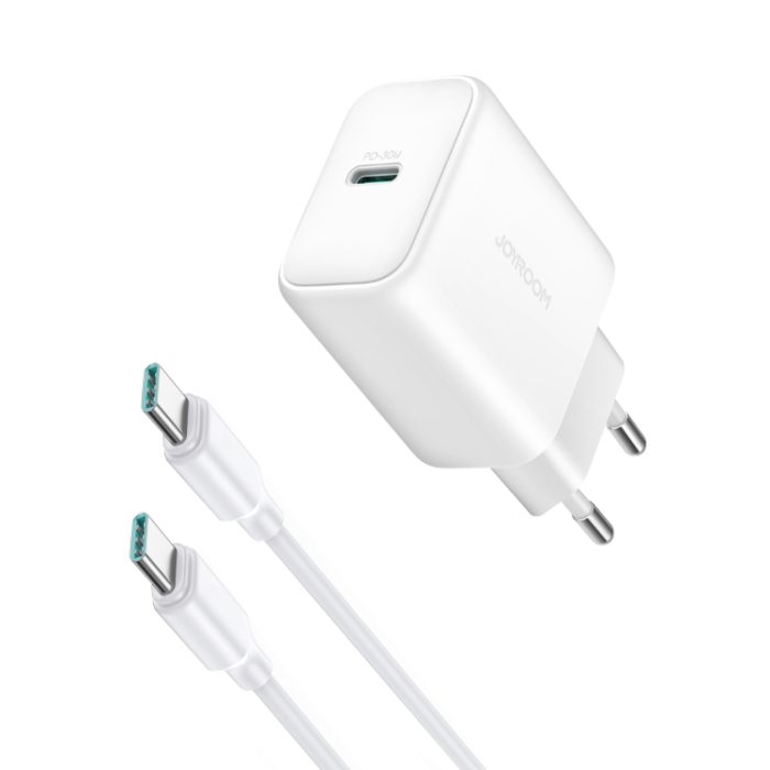 JOYROOM JR-TCF24 30W USB-C / Type-C Fast Charger with Cable Set, EU Plug