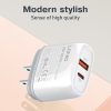 EDA0069513_B2.jpg LDNIO Q229 QC3.0 / PD20W USB + Type-C Fast Charger with 1m Type-C to Type-C Cable, EU Plug, UK Plug, US Plug