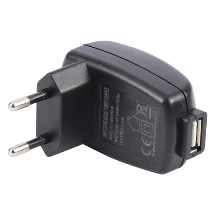 HYT-0500500EW 5V 1A USB Port Power Adapter, 5V 1A, EU Plug