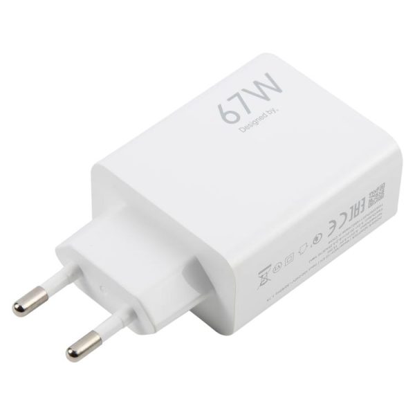 EDA007580001A_2.jpg 67W USB Fast Charger with 1m USB to Type-C Cable, 67W Type-C Cable