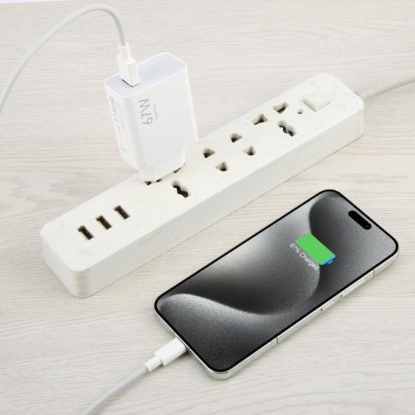 EDA007580001A_5.jpg 67W USB Fast Charger with 1m USB to Type-C Cable, 67W Type-C Cable