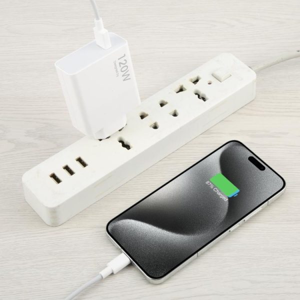 EDA007580101A_5.jpg 120W USB Fast Charger with 1m USB to Type-C Cable, 120W
