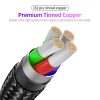 EDA00789001A_10.jpg 2.4A USB to Micro USB 180 Degree Rotating Elbow Charging Cable, 1.2m Micro USB, 2m Micro USB