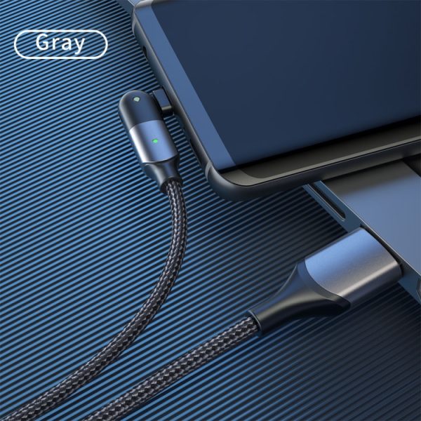 EDA00789001A_15.jpg 2.4A USB to Micro USB 180 Degree Rotating Elbow Charging Cable, 1.2m Micro USB, 2m Micro USB