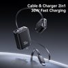 EDA0079446_B1-1.jpg USAMS CC297 30W Fast Charger With Retractable USB-C / Type-C Cable, US Plug