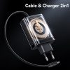 EDA0079447_B2-1.jpg USAMS CC296 30W Fast Charger With Retractable USB-C / Type-C Cable, EU Plug
