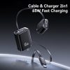 EDA0079450_B1-1.jpg USAMS CC300 65W Fast Charger With Retractable USB-C / Type-C Cable, US Plug