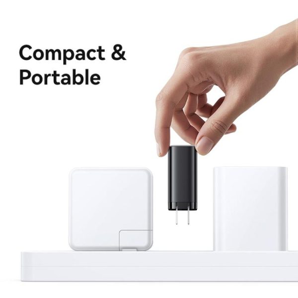 EDA0079450_B6-1.jpg USAMS CC300 65W Fast Charger With Retractable USB-C / Type-C Cable, US Plug