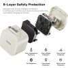 EDA0081318_B9.jpg ROCK T90 PD35W Type-C Single Port GaN Wall Charger with Type-C Retractable Cable, UK Plug, EU Plug