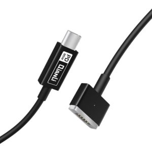 QianLi Adaptive Notebook Power Cable, T Head to Type-C, L Head to Type-C, Type-C