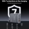 Yesido YC143 140W 4 Ports GaN Fast Charging Charger, 3 x USB-C / Type-C, 1 x USB-A
