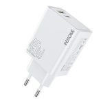 WK WP-U64 45W Kinkong Flash Charge USB+Type-C Port Fast Charger, EU Plug, UK Plug, US Plug