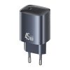 EDA008492901A_1.jpg USAMS CC323 T66 45W USB-C / Type-C GaN Fast Charger, EU Plug, CC323