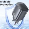 EDA008492901A_9.jpg USAMS CC323 T66 45W USB-C / Type-C GaN Fast Charger, EU Plug, CC323